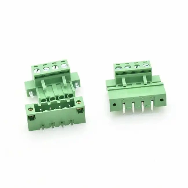 Factory 2.5mm 3.5mm 5mm 5.08mm Screw Pluggable PCB Terminal Block for PLC Sensor Screwless Terminal Block