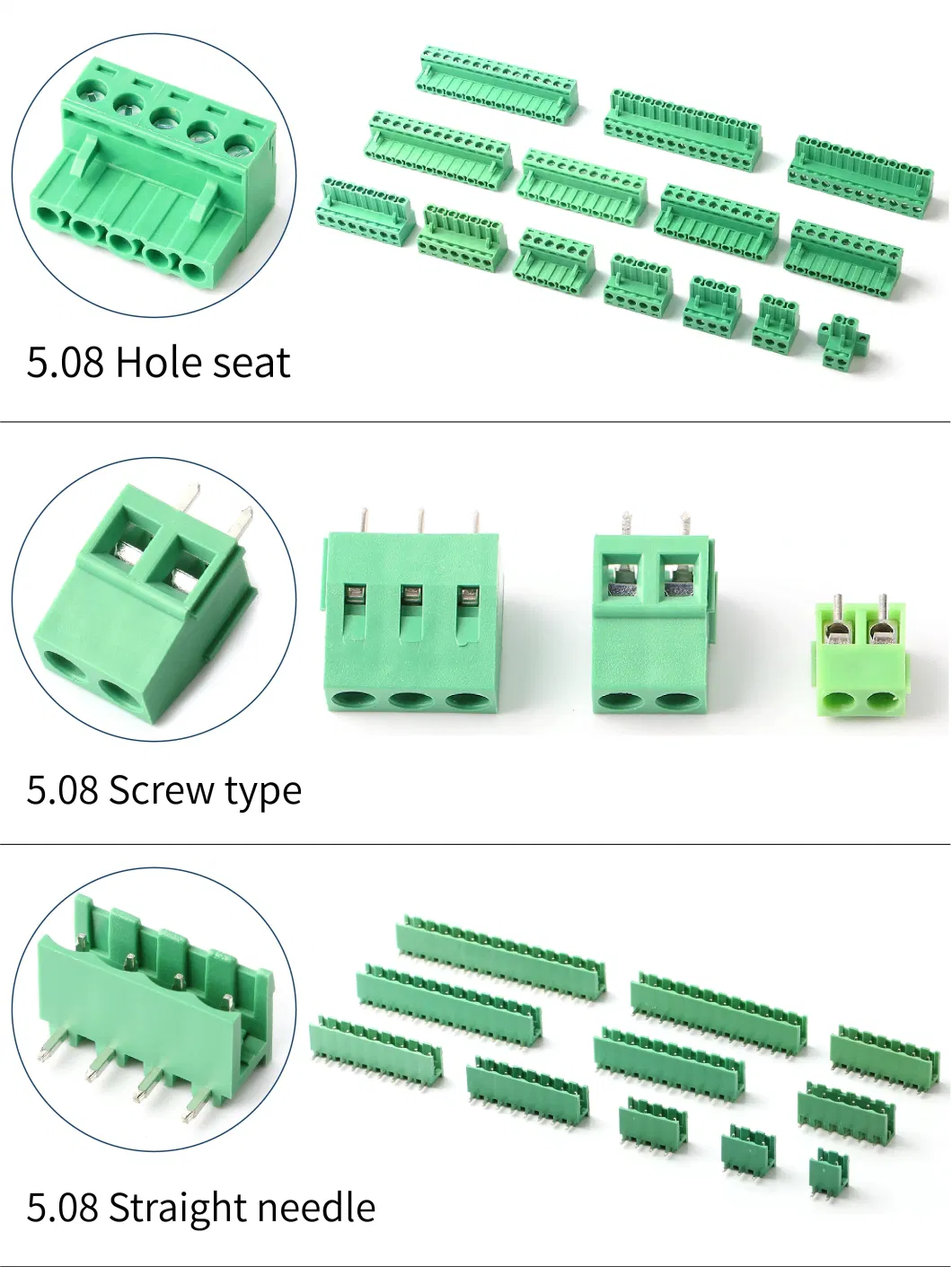 Lug Lock Welding Free Butt Plug and Pull Terminal Head Male/Female Set 2edgkpm Terminal Block Terminal Block